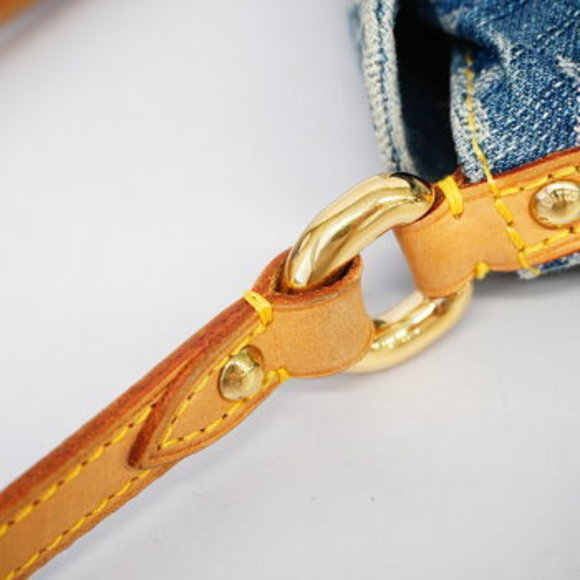 Louis Vuitton Monogram Denim Mini Pleaty Handbag - Picture 8 of 11